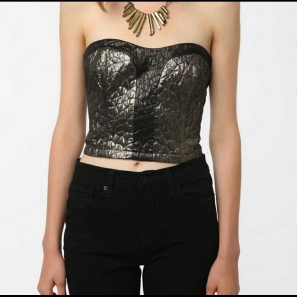 Sparkle & Fade Gold Bustier